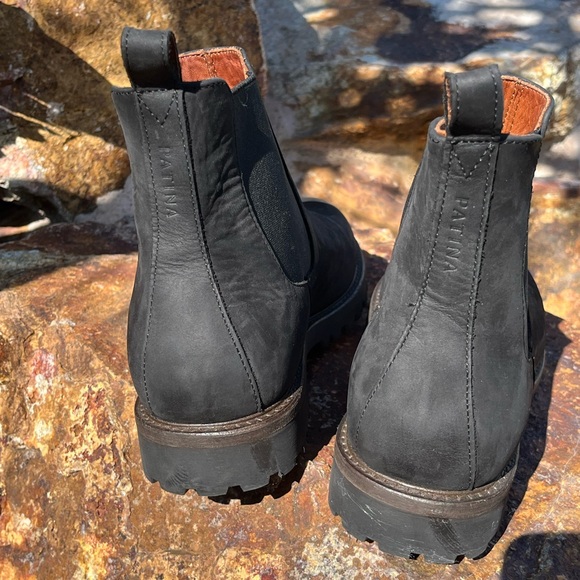 PATINA-Black Chukka Boots for Men - Picture 4 of 7